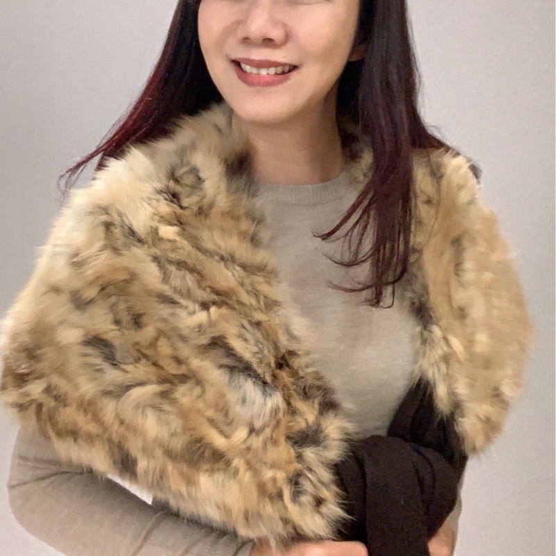 FENDI 奢華皮草披肩-7