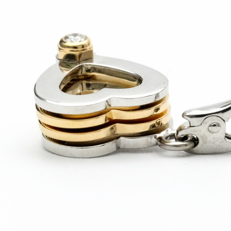 【日本直送】拋光卡地亞四葉草鑽石吊飾 18K 玫瑰金 18K 白金 BF555872-9