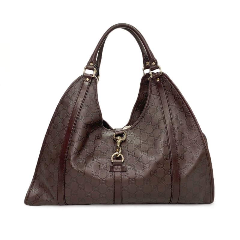 【專業經理人精品】Gucci GG 字母壓紋賈姬包-0