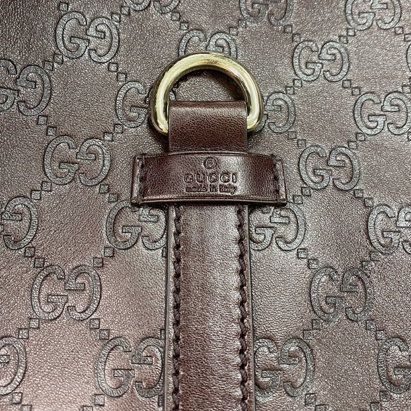 【專業經理人精品】Gucci GG 字母壓紋賈姬包-8