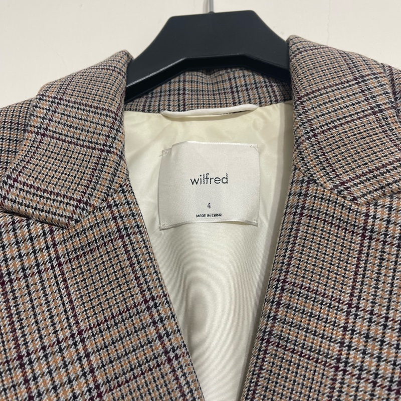 Aritzia 格紋西外Wilfred-1