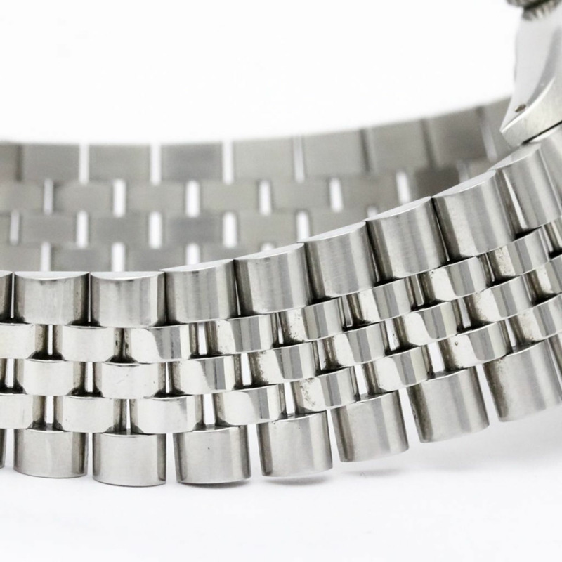 【日本直送】復古勞力士日誌型 1601 白金鋼自動男士手錶 BF554424-7