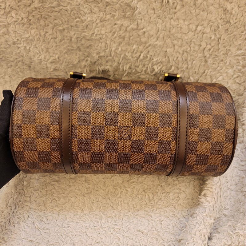 LV 棋盤格圓筒包26 /巴比龍26-6