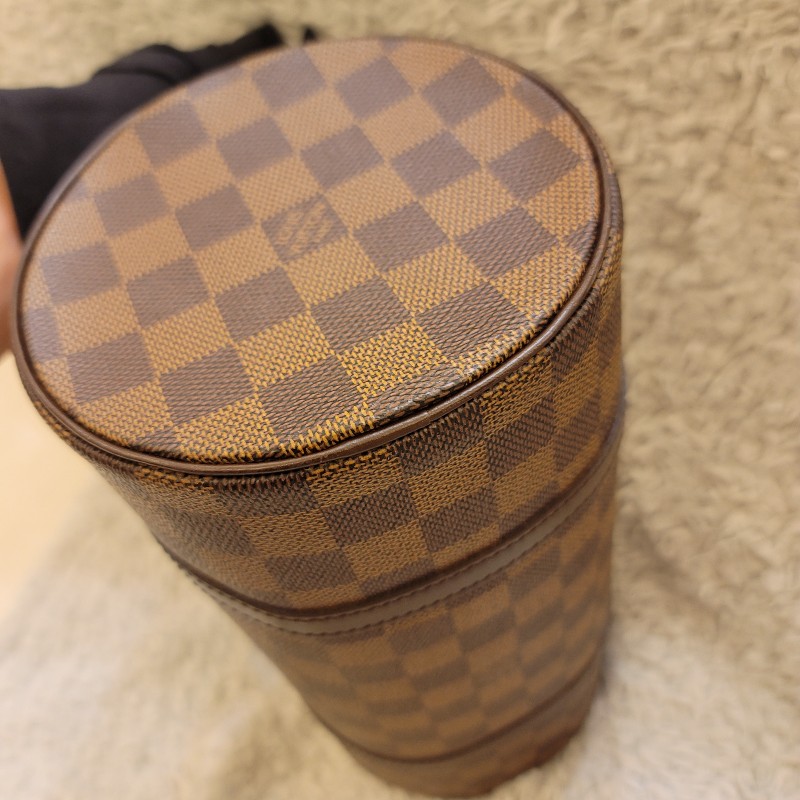 LV 棋盤格圓筒包26 /巴比龍26-10