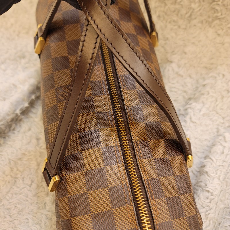 LV 棋盤格圓筒包26 /巴比龍26-19