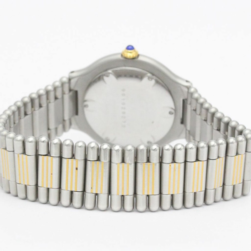 【日本直送】卡地亞 Must 21 鍍金不銹鋼石英男女通用手錶 BF555785-4