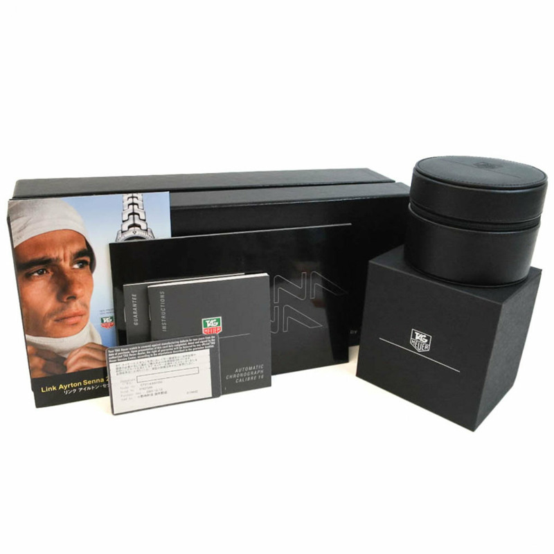 【日本直送】拋光 TAG HEUER LINK 計時碼表 Ayrton Senna 限量腕錶 CT5114 BF555149-5