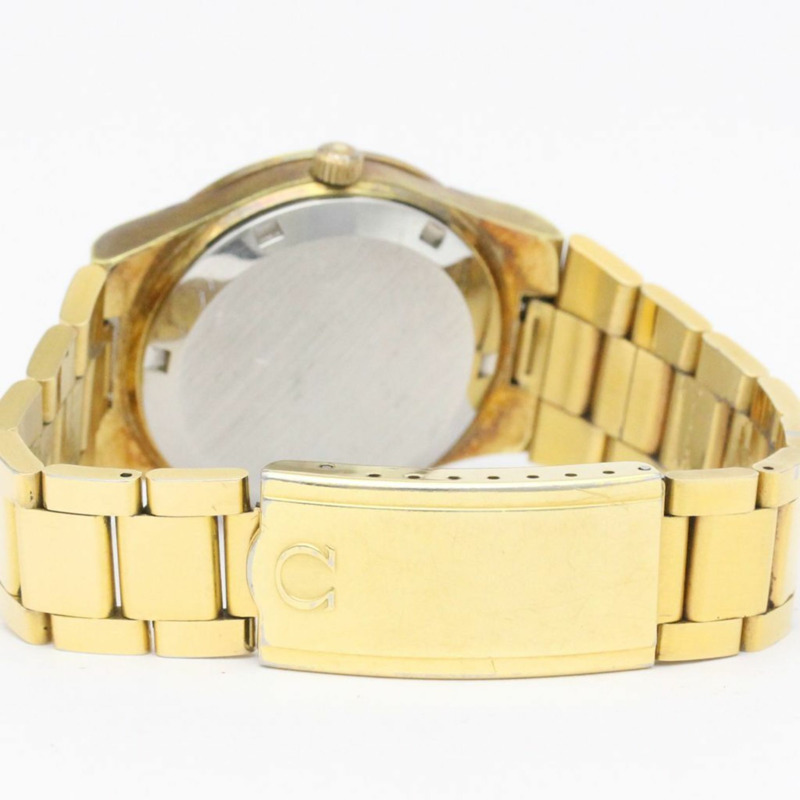 【日本直送】復古歐米茄 Geneve Cal 1012 自動鍍金男士手錶 166.0173 BF555110-4