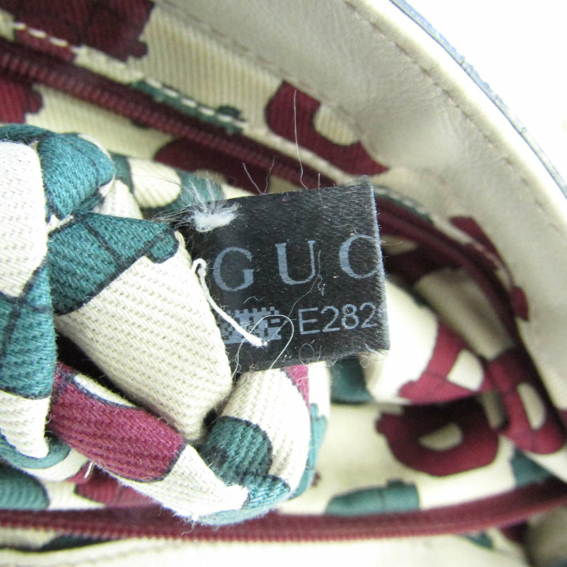 【日本直送】Gucci Guccissima Abby 189835 女士皮革手提包奶油色-13