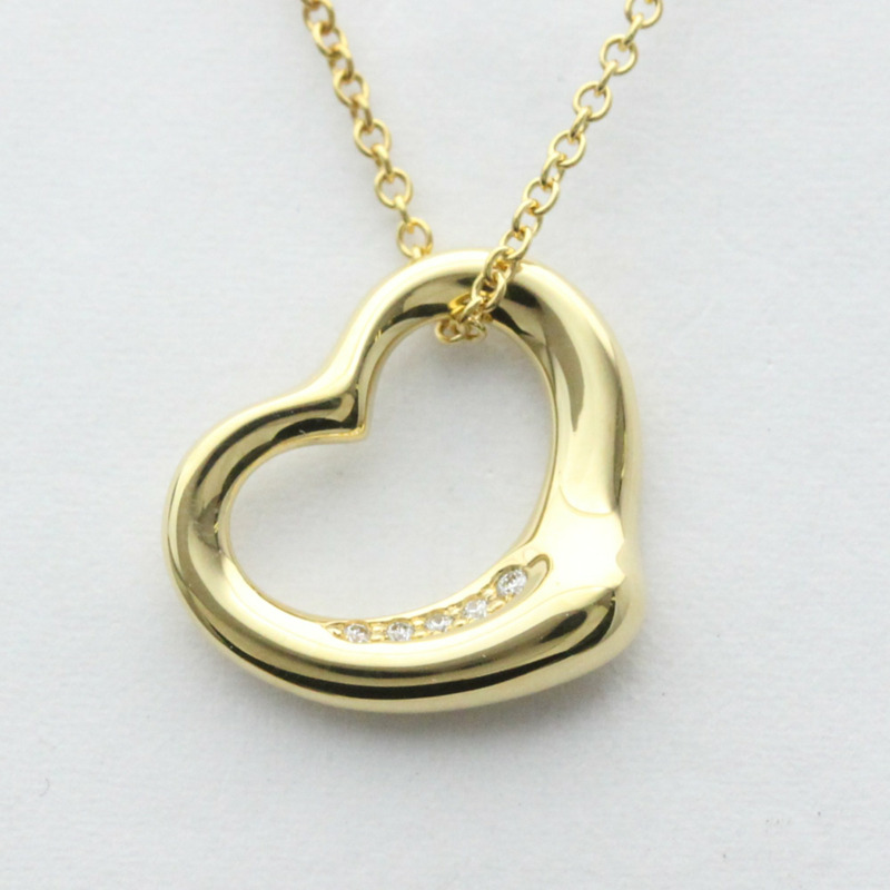 【日本直送】拋光蒂芙尼 Open Heart by Elsa Peretti 18K 黃金項鍊 BF555247-0