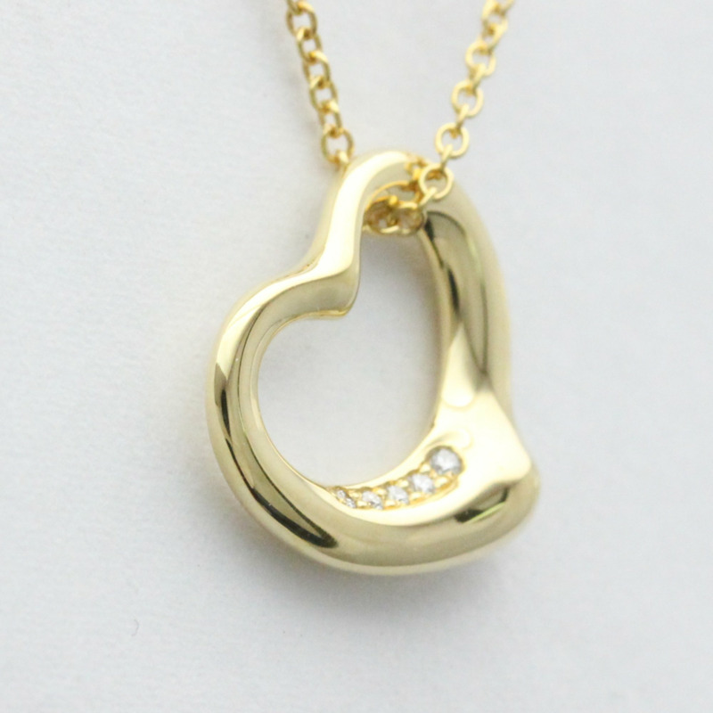 【日本直送】拋光蒂芙尼 Open Heart by Elsa Peretti 18K 黃金項鍊 BF555247-2