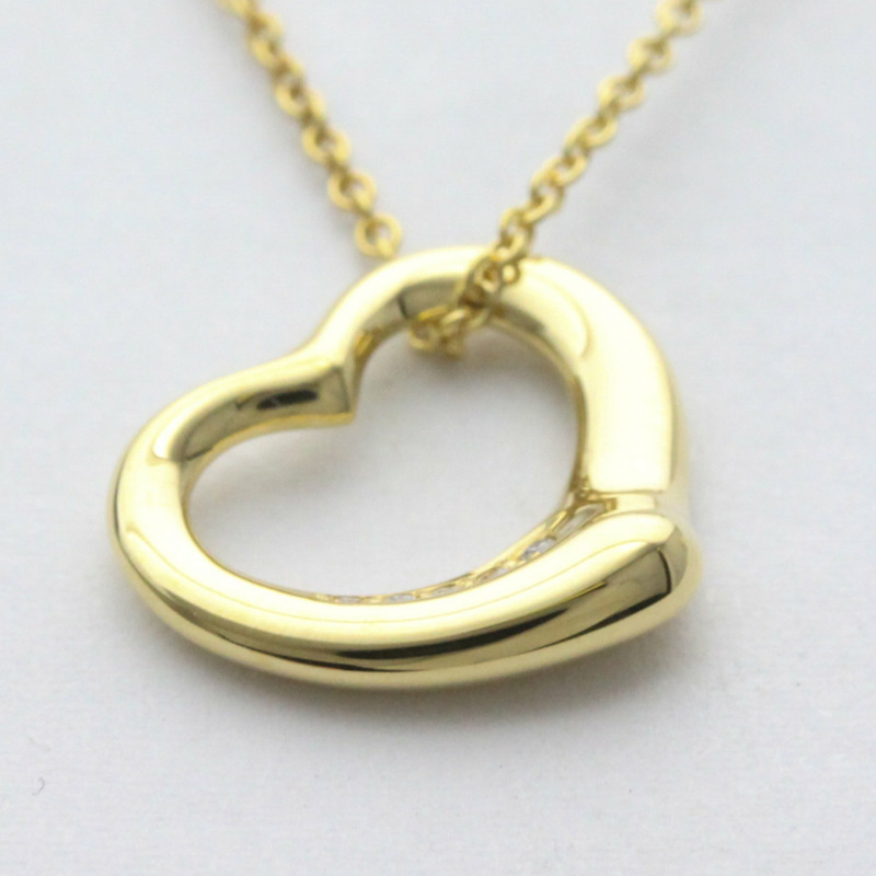 【日本直送】拋光蒂芙尼 Open Heart by Elsa Peretti 18K 黃金項鍊 BF555247-3