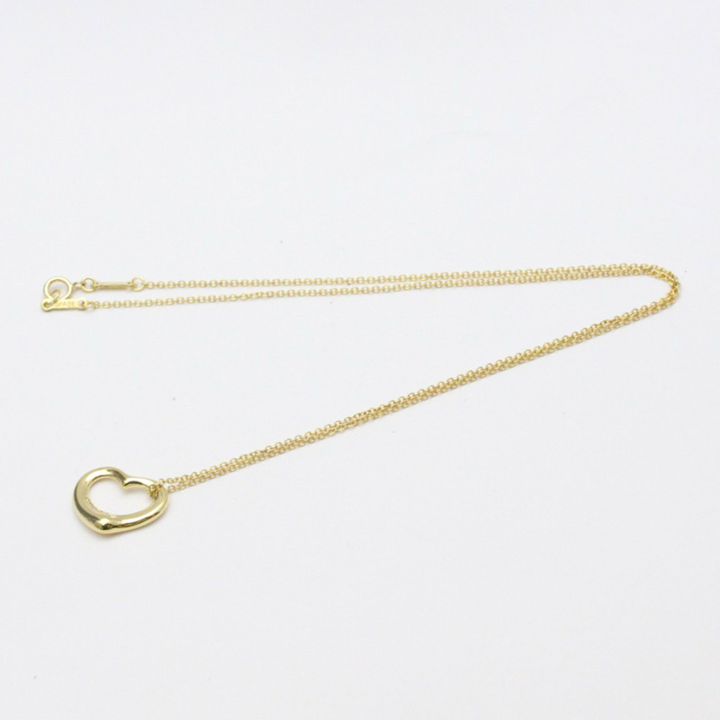 【日本直送】拋光蒂芙尼 Open Heart by Elsa Peretti 18K 黃金項鍊 BF555247-10