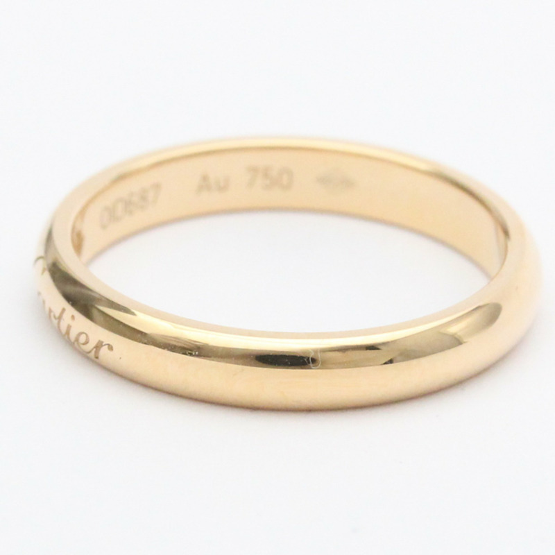 【日本直送】Cartier C De Cartier 結婚戒指玫瑰金 (18K) 時尚鑽石戒指克拉/0.02-1