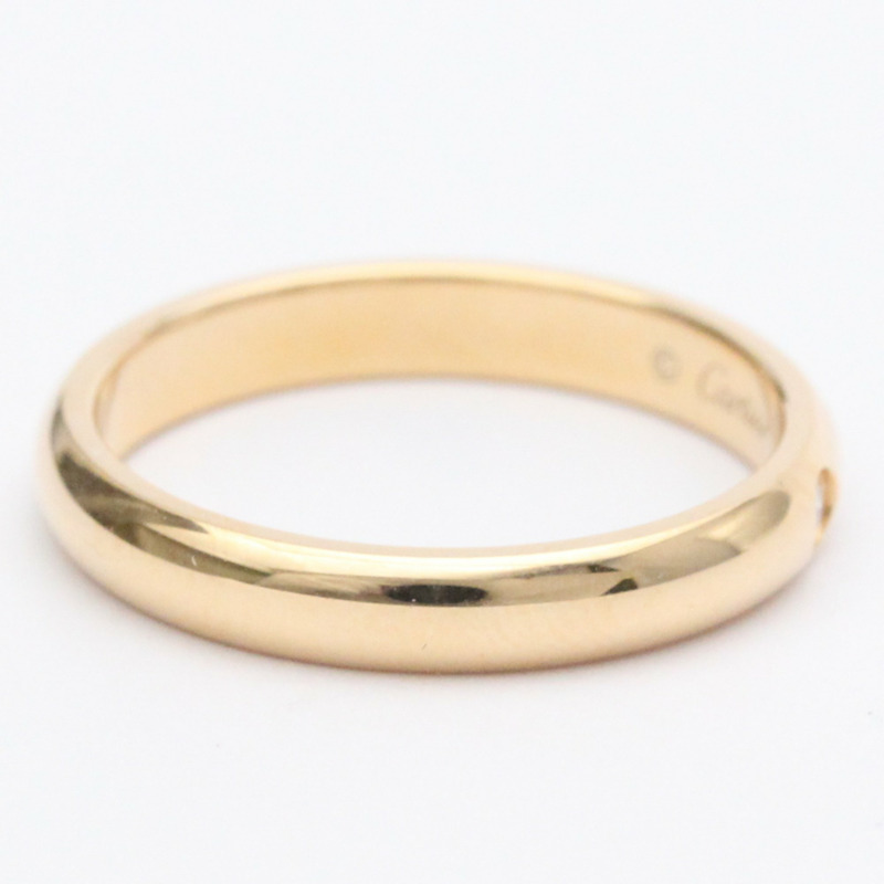 【日本直送】Cartier C De Cartier 結婚戒指玫瑰金 (18K) 時尚鑽石戒指克拉/0.02-3