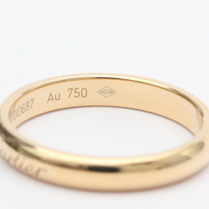 【日本直送】Cartier C De Cartier 結婚戒指玫瑰金 (18K) 時尚鑽石戒指克拉/0.02-6