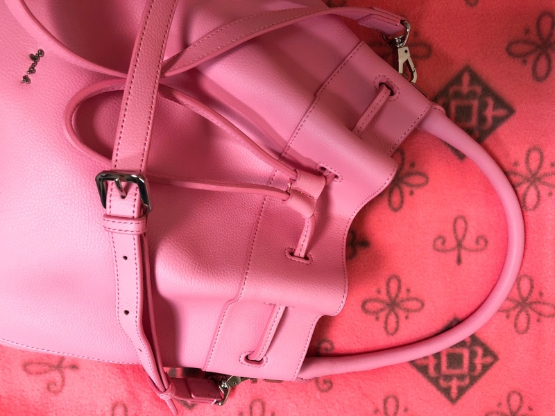 agnes b 水桶包 #粉 #仙女款-1