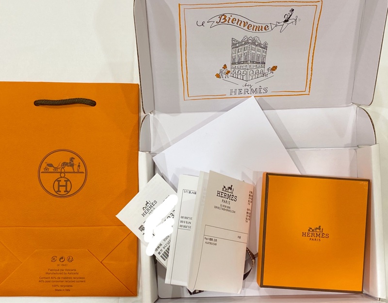 全新愛馬仕Hermès 白色玫瑰金 pop H項鍊-2