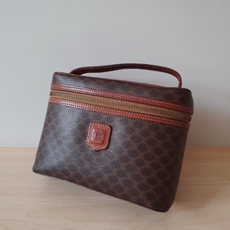 Celine 中古老花化妝小箱包-0