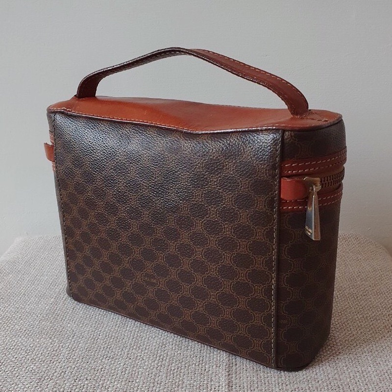Celine 中古老花化妝小箱包-1