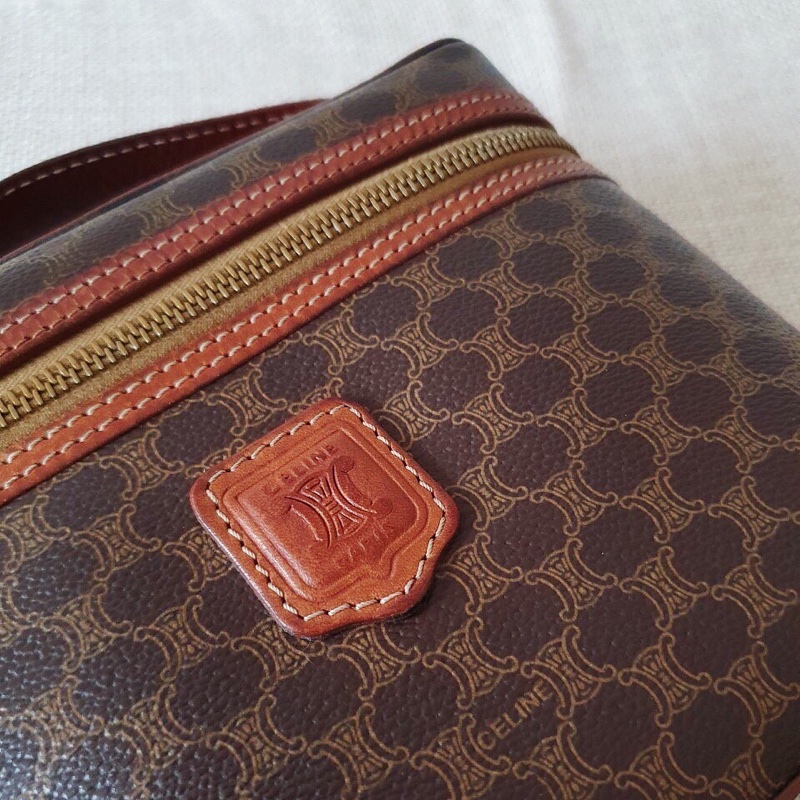 Celine 中古老花化妝小箱包-5