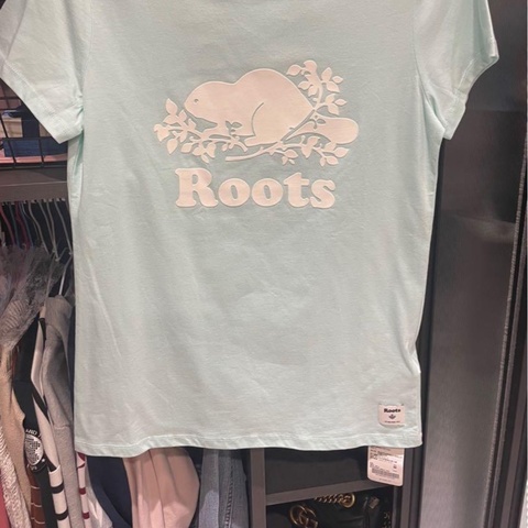 Roots 蒂芬妮色上衣