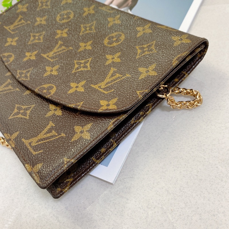 Louis Vuitton M51940老花迷你信封包 鏈條包-13