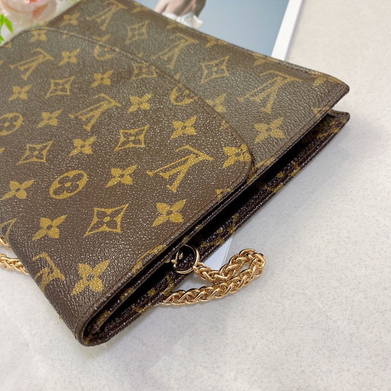 Louis Vuitton M51940老花迷你信封包 鏈條包-15