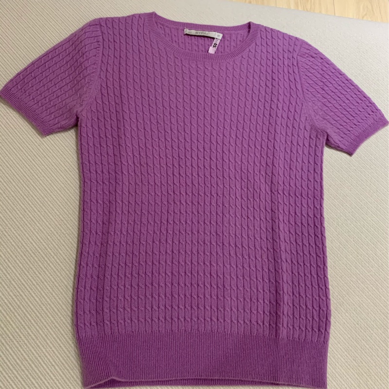 BYPAC 100%cashmere 紛紫上衣-0