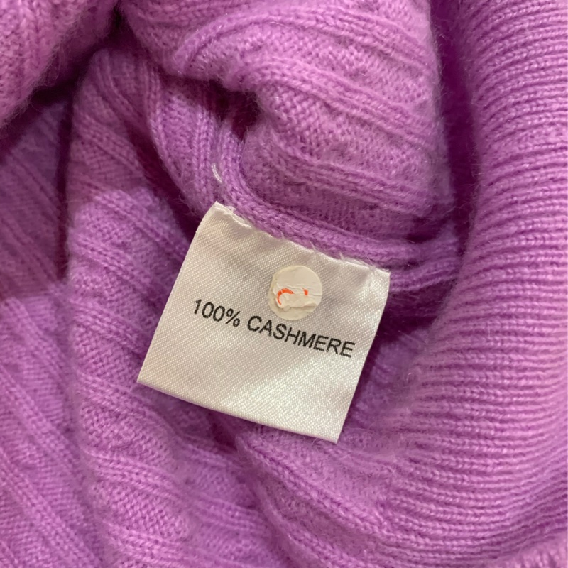 BYPAC 100%cashmere 紛紫上衣-3