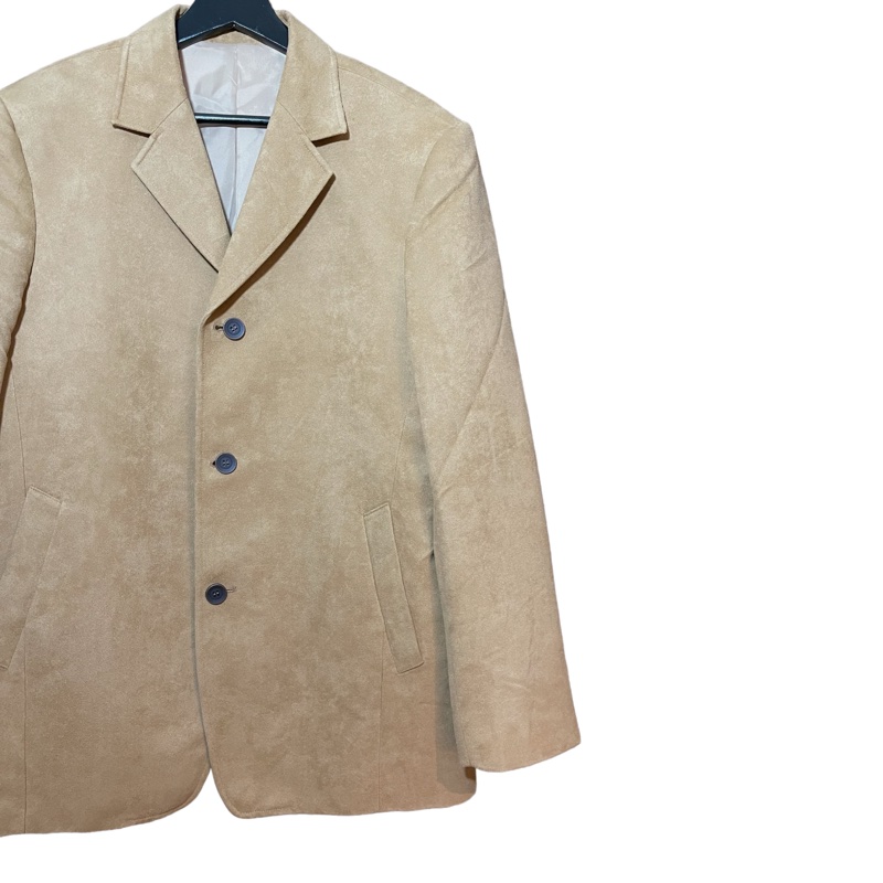 顛復古⚡️復古駝色系麂皮絨西裝外套❤️男女皆可 F0101017-2