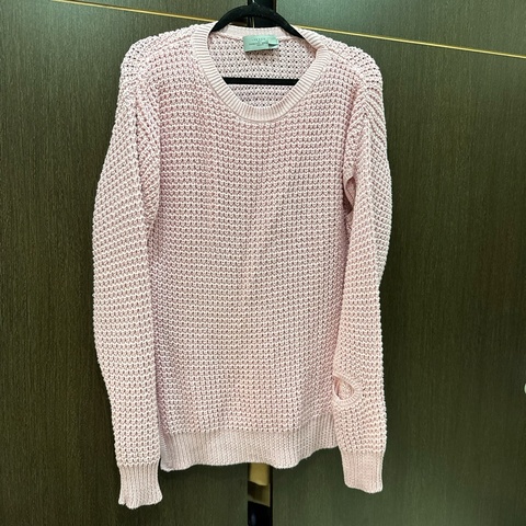 英國Preen by Thornton bregazzi粉紅色針織長棉衣S
