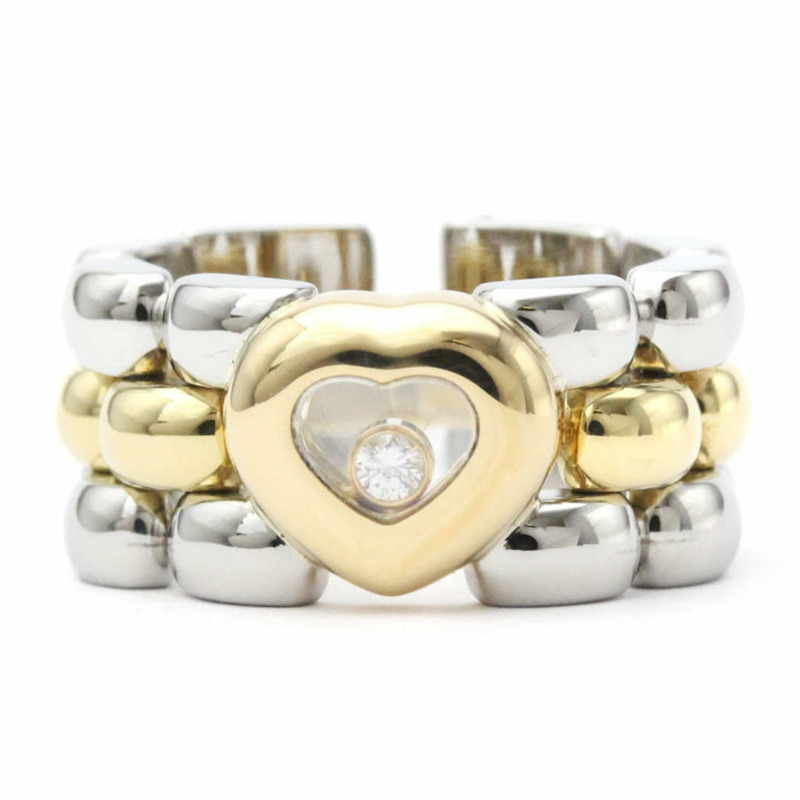 【日本直送】拋光蕭邦 Happy Diamond 戒指心形 18K 金 82/8401-20 BF555218-0