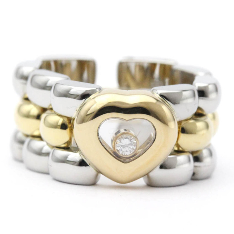 【日本直送】拋光蕭邦 Happy Diamond 戒指心形 18K 金 82/8401-20 BF555218-4