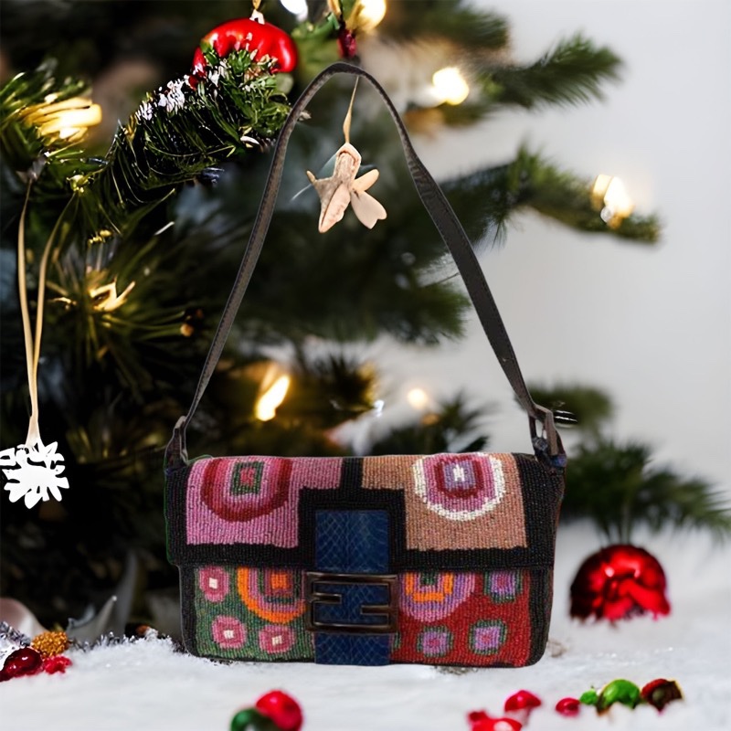 🍒Fendi Baguette晚宴時尚功能包 (2F1127001)-1