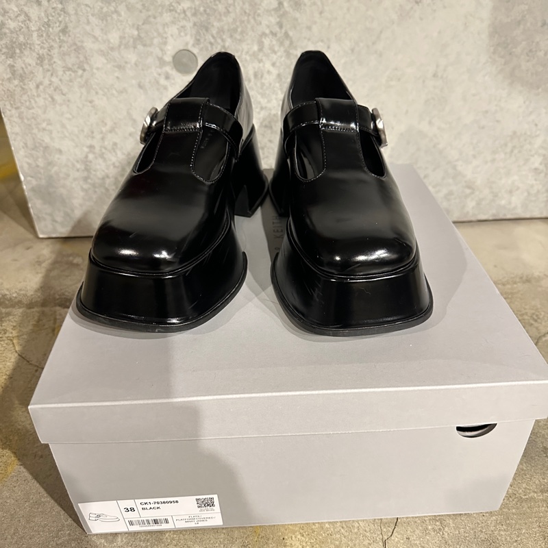 小CK T字厚底鞋-1