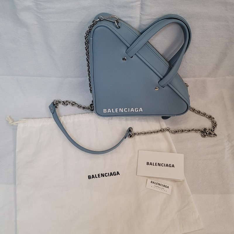 正品 巴黎世家 Balenciaga 三角鏈條包-0