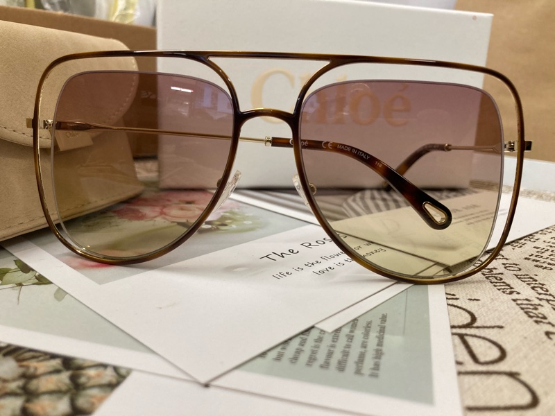 孫芸芸同款Chloe飛行款太陽眼鏡-4