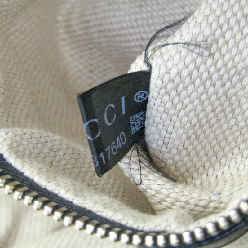 【日本直送】Gucci Soho 282309 女士皮革手提包黑色-10