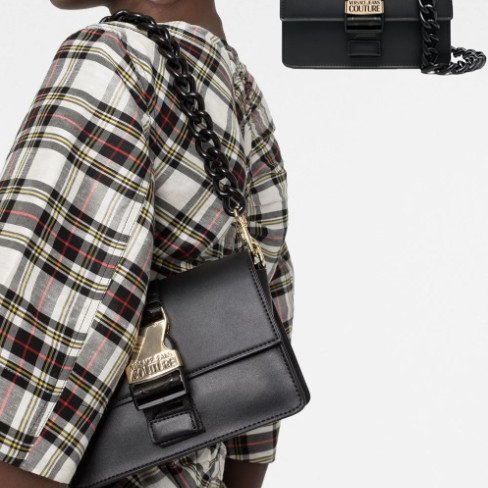 現貨新品【Versace Jeans Couture 扣環式單肩/斜背 3用包】-7