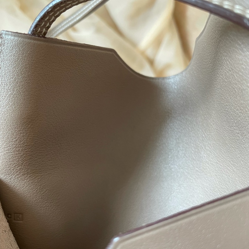 二手正品 二手正品HERMES愛馬仕onimetou大象灰swift皮斜肩背包/小包-3