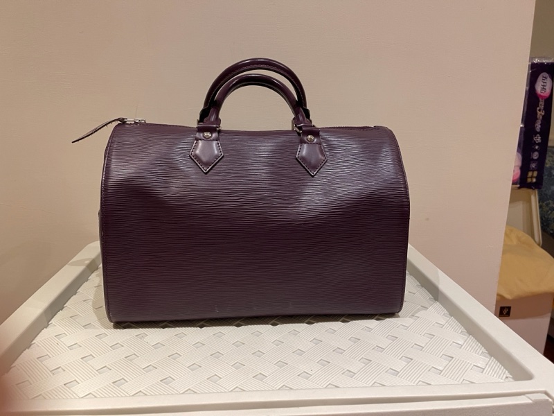 LOUIS VUITTON SPEEDY 35 紫红-0