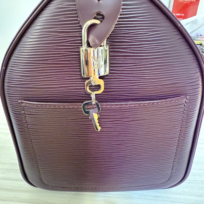 LOUIS VUITTON SPEEDY 35 紫红-6
