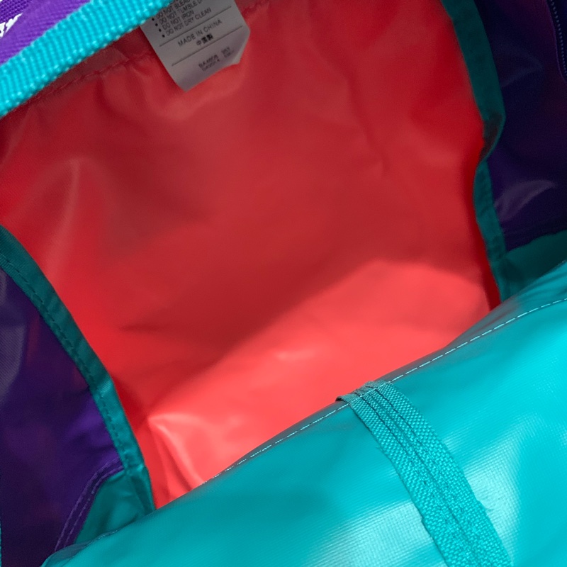 【NIKE】JUST DO IT BACKPACK 迷你撞色 女孩 / 經典後背包 紫綠橘-3