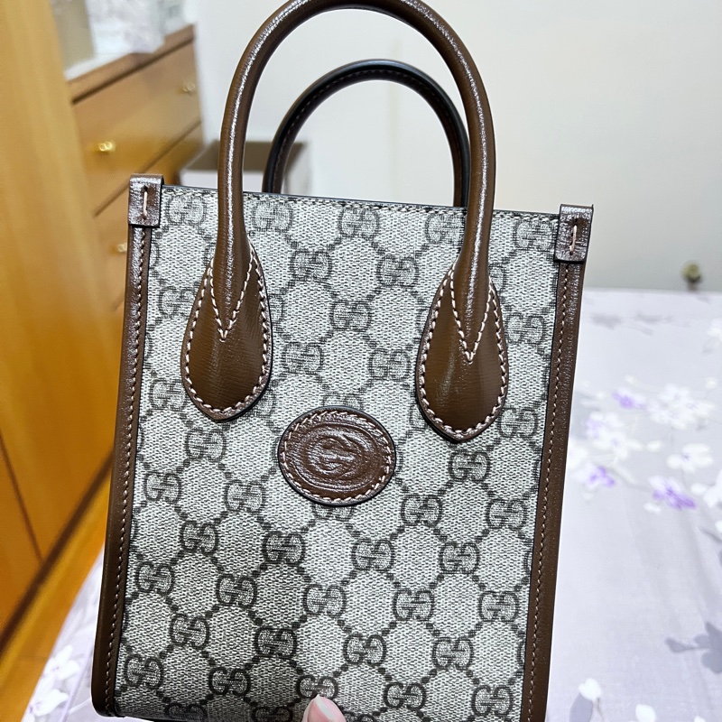 全新GUCCI 新款復古GG琴譜包-2