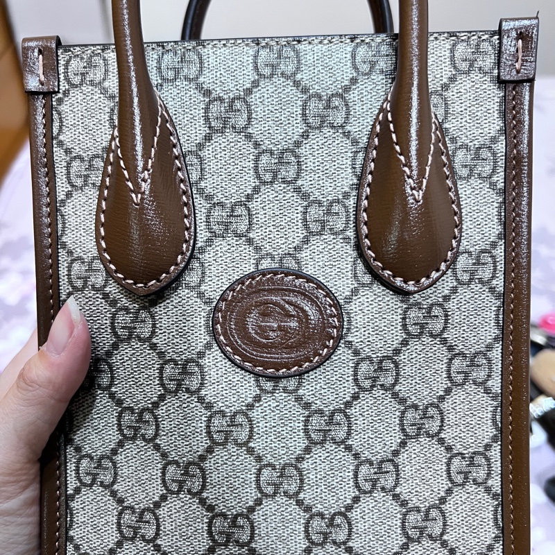 全新GUCCI 新款復古GG琴譜包-3