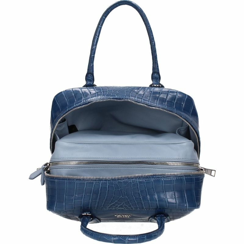 【義大利直送】全新品 Prada 手袋女式皮革鱷魚紋 Heavenly-3