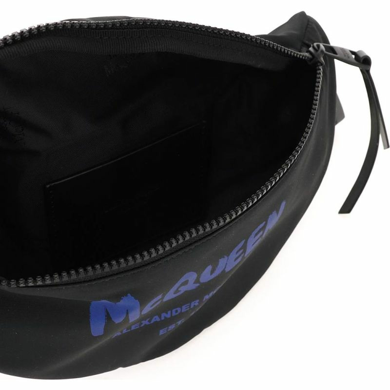 【義大利直送】全新品 “MCQUEEN GRAFFITI”尼龍腰包-1