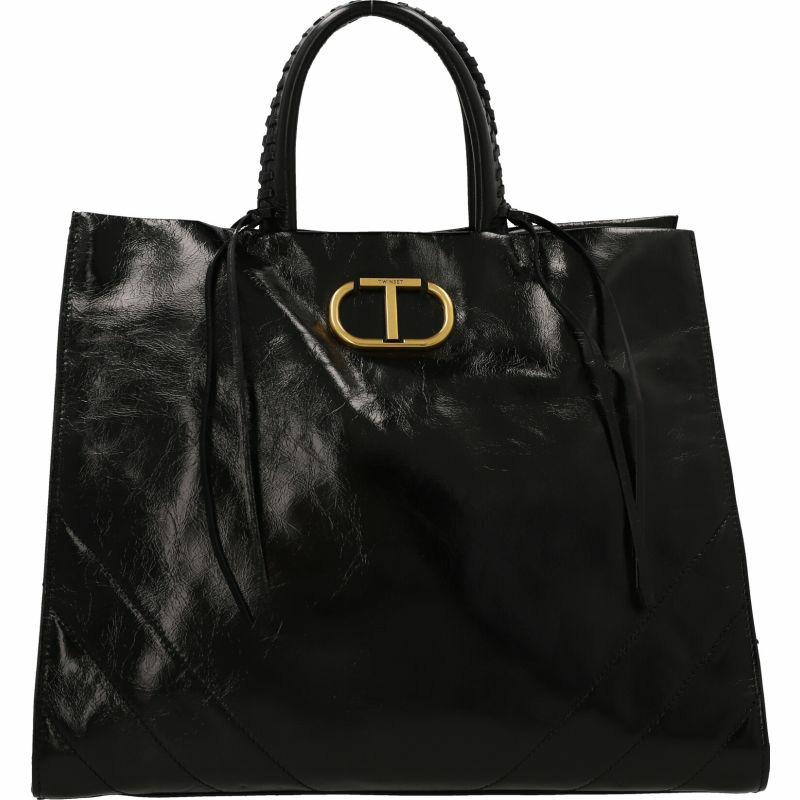 【義大利直送】全新品 橢圓形 T 標誌手提包-0