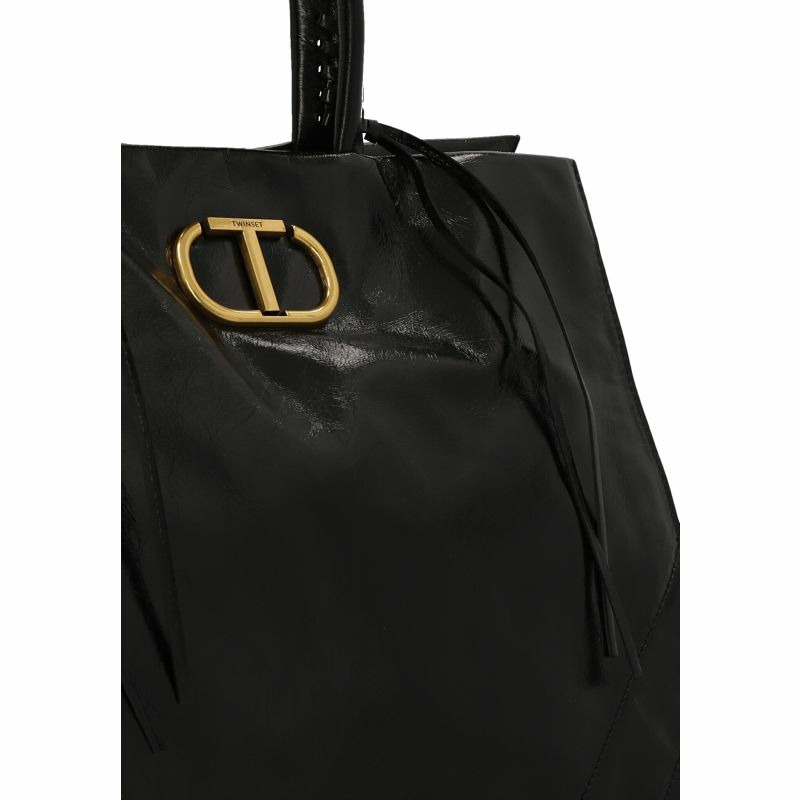 【義大利直送】全新品 橢圓形 T 標誌手提包-2